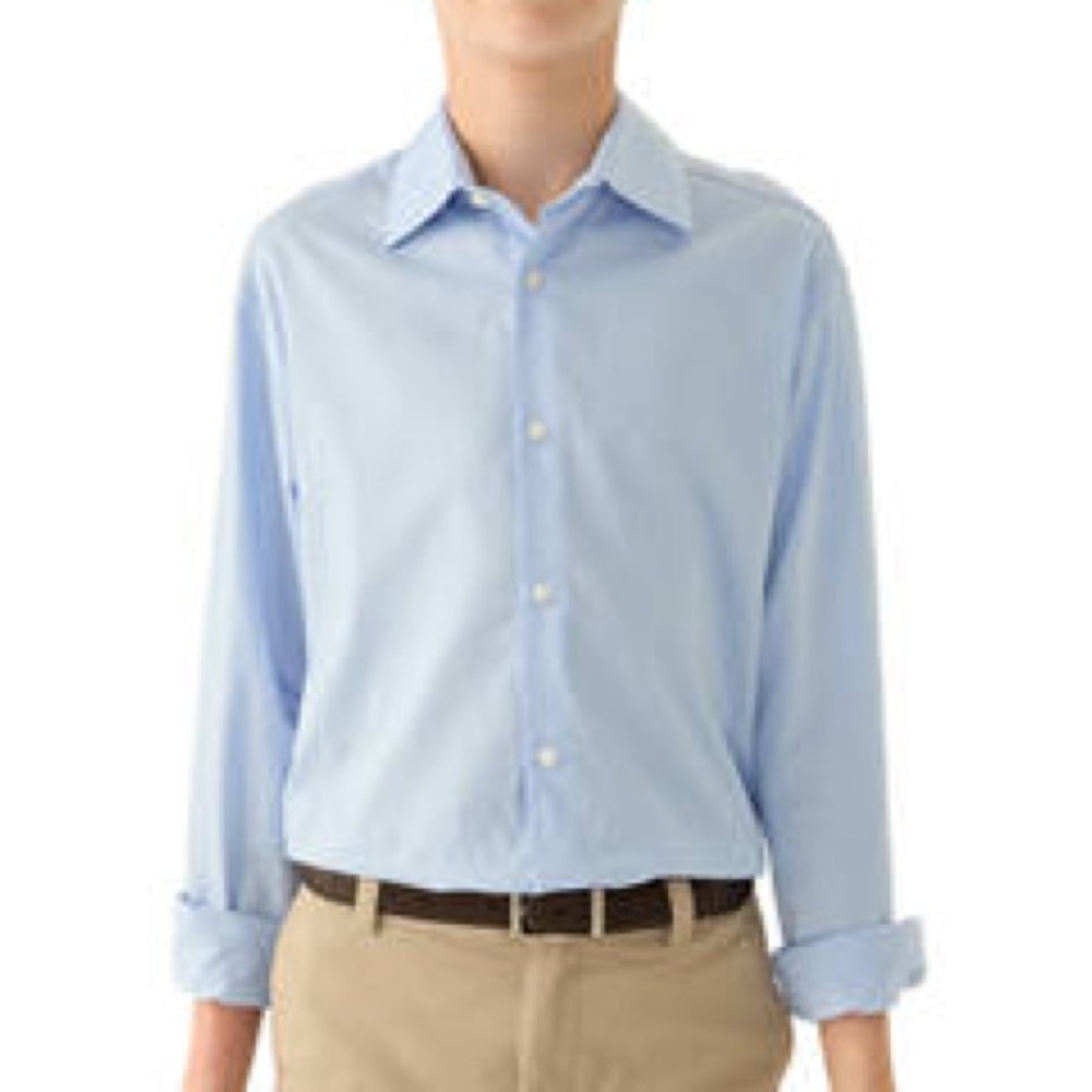 Michael Kors Light Blue Boys Casual Button Down Shirt